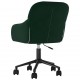 Pasukamos valgomojo kėdės, 2vnt., tamsiai žalios, aksomas