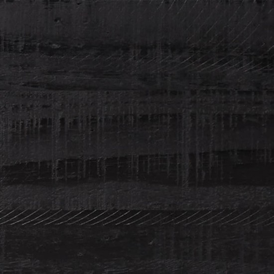 Komoda su stalčiais, juoda, 42x35x110cm, pušies masyvas
