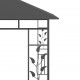 Pavėsinė su tinkleliu nuo uodų, antracito, 3x3x2,73m, 180g/m²