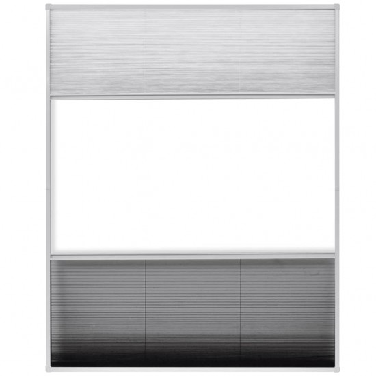 Tinklelis nuo vabzdžių langams, plisuotas, aliuminis, 80x100cm