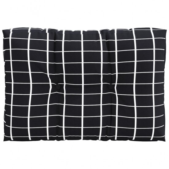 Palečių pagalvėlės, 2vnt., juodos spalvos, audinys, languotos