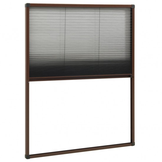 Tinklelis nuo vabzdžių langams, rudas, 60x80cm, aliuminis