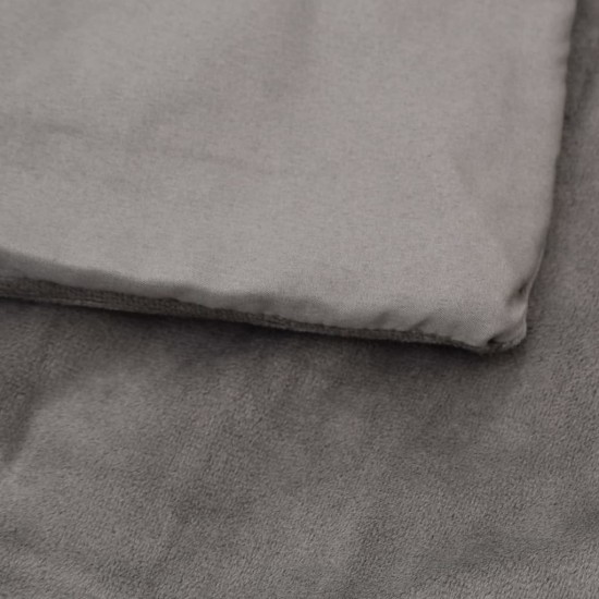 Sunki antklodė su užvalkalu, pilka, 122x183cm, audinys, 9kg