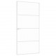 Vidaus durys, baltos, 93x201,5cm, grūdintas stiklas/aliuminis