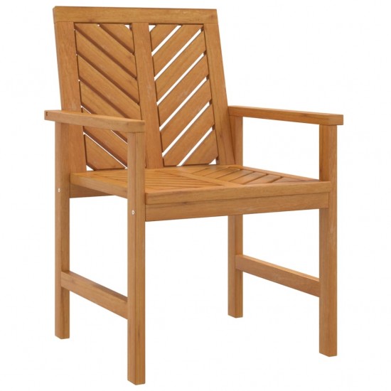 Sodo valgomojo kėdės, 2vnt., akacijos medienos masyvas
