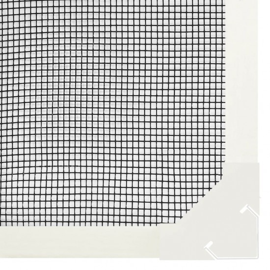 Magnetinis tinklelis nuo vabzdžių langams, baltas, 120x140cm
