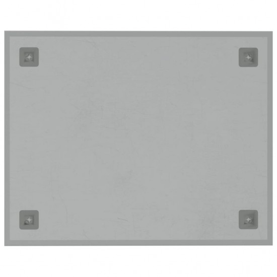 Sieninė magnetinė lenta, balta, 50x40cm, grūdintas stiklas