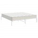 Metalinis lovos rėmas, baltos spalvos, 183x213cm