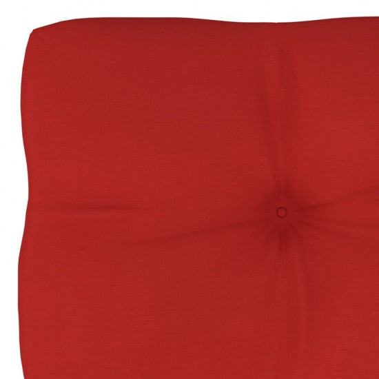 Paletės pagalvėlė, raudonos spalvos, 80x40x10cm, audinys