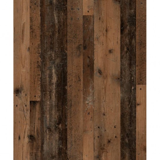FMD Akcentinis staliukas su durelėmis, 57,4cm, tamsus, senovinis