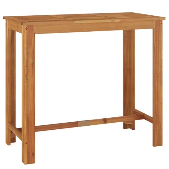 Sodo baro stalas, 120x60x105cm, akacijos medienos masyvas