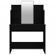 Kosmetinio staliuko komplektas, juodos spalvos, 96x40x142cm