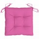 Kėdės pagalvėlės, 6vnt., rožinės, 50x50x7cm, oksfordo audinys
