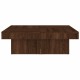 Kavos staliukas, rudas ąžuolo, 90x90x28cm, apdirbta mediena