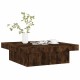 Kavos staliukas, dūminio ąžuolo, 90x90x28cm, apdirbta mediena