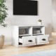 Televizoriaus spintelė, balta, 80x35x50cm, apdirbta mediena