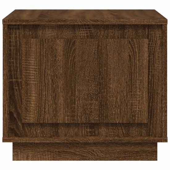 Kavos staliukas, rudas ąžuolo, 51x50x44cm, apdirbta mediena
