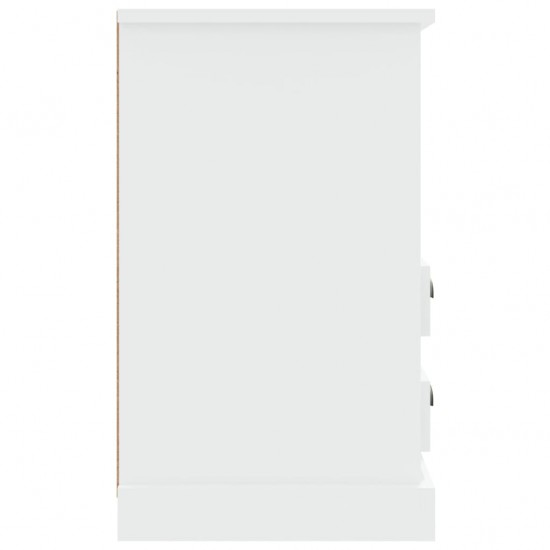 Naktinė spintelė, baltos spalvos, 43x36x60cm, blizgi