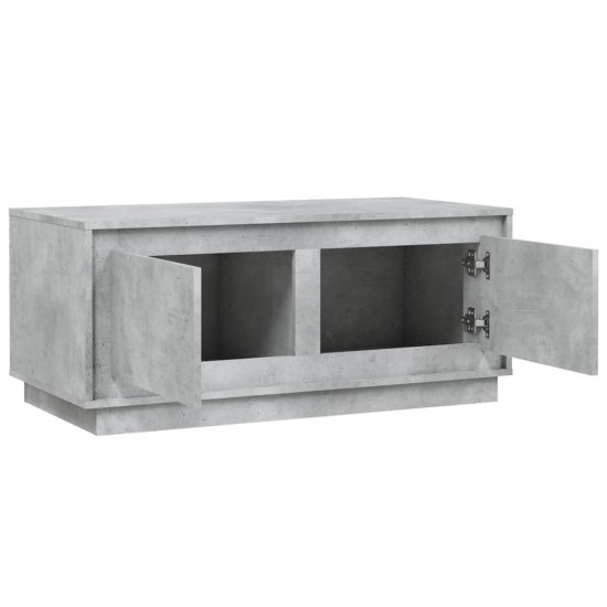 Kavos staliukas, betono pilkas, 102x50x44cm, apdirbta mediena