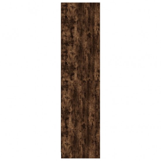 Drabužių spinta, dūminio ąžuolo, 100x50x200cm, apdirbta mediena
