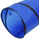 Tunelis šunims, mėlynos spalvos, 55x1000cm, poliesteris