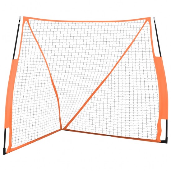 Beisbolo tinklas, oranžinis, 183x182x183cm, plienas/poliesteris