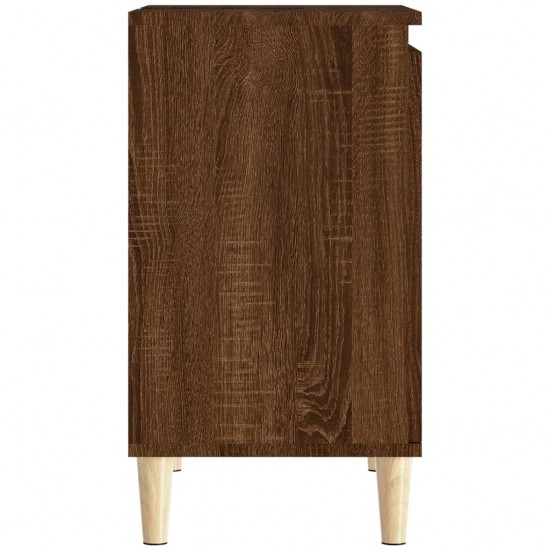 Spintelė praustuvui, ruda ąžuolo, 58x33x60cm, apdirbta mediena