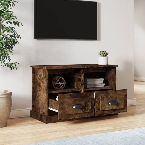 Televizoriaus spintelė, dūminio ąžuolo, 80x35x50cm, mediena