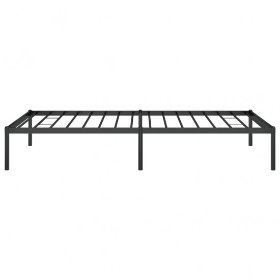 Metalinis lovos rėmas, juodos spalvos, 100x190cm