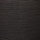 Capi Vazonas Nature Rib, juodos spalvos, 40x40cm, kvadratinis, KBLR903