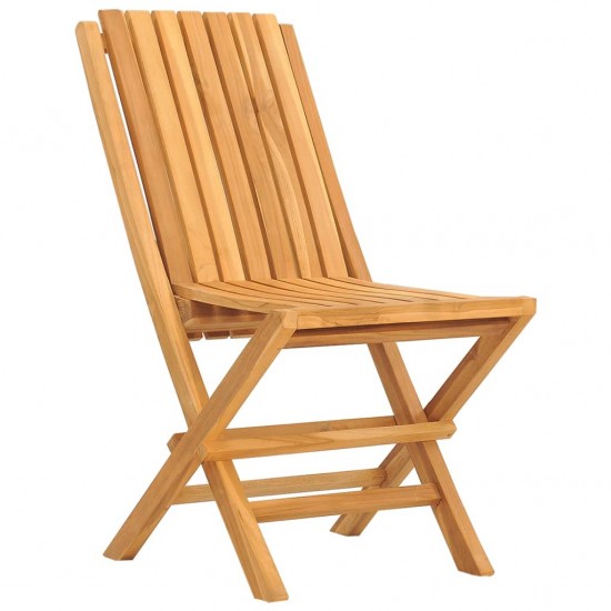 Sulankstomos sodo kėdės, 2vnt., 47x47x89cm, tikmedžio masyvas