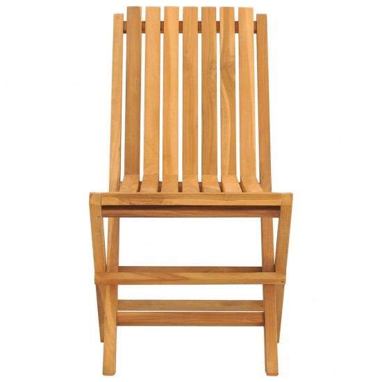 Sulankstomos sodo kėdės, 2vnt., 47x47x89cm, tikmedžio masyvas