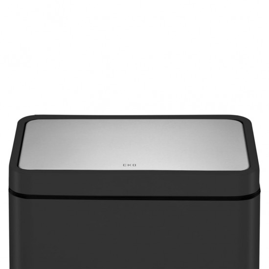 EKO Šiukšliadėžė su pedalu X-Cube, juodos spalvos, 30l