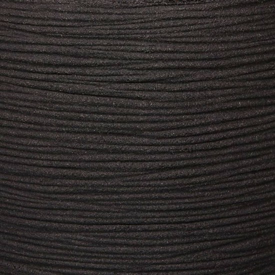 Capi Vazonas Nature Rib, juodas, 43x41cm, apvalus, KBLR933