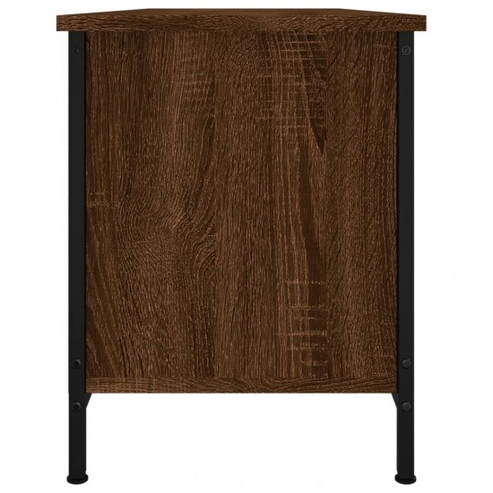 TV spintelė su durelėmis, ruda ąžuolo, 102x35x45cm, mediena