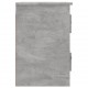 Sieninės naktinės spintelės, 2vnt., betono pilkos, 41,5x36x53cm