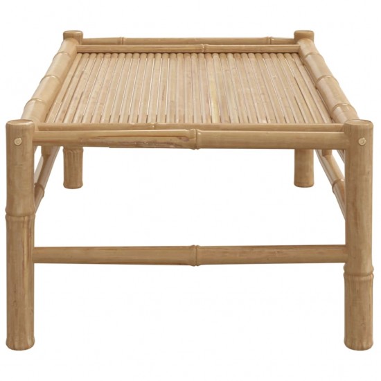 Sodo kavos staliukas, 100x55x33cm, bambukas