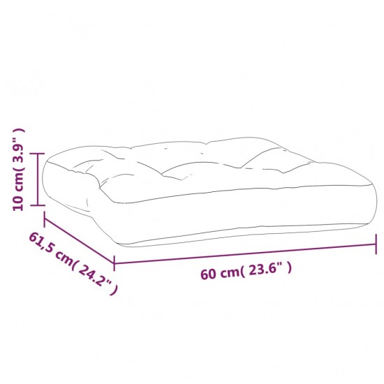Paletės pagalvėlė, įvairių spalvų, 60x61,5x10cm, audinys