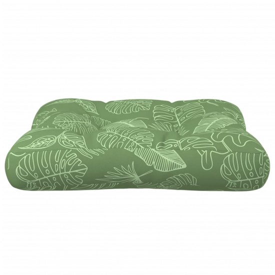 Paletės pagalvėlė, 60x61,5x10cm, oksfordo audinys, su lapais