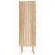 Komoda su stalčiais, 40x30x95cm, apdirbta mediena