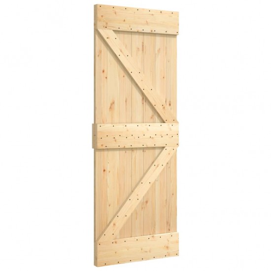 Durys, 95x210cm, pušies medienos masyvas