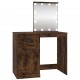 Kosmetinis staliukas su LED, ąžuolo, 90x50x132,5cm, mediena