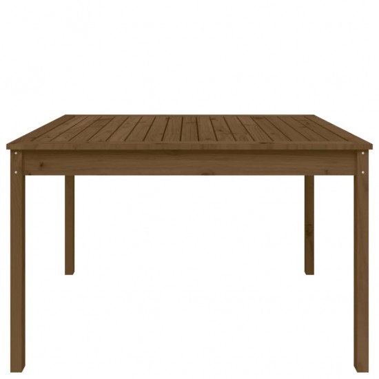 Sodo stalas, medaus rudas, 121x82,5x76cm, pušies masyvas