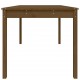 Sodo stalas, medaus rudas, 121x82,5x76cm, pušies masyvas