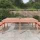 Sodo stalas, 203,5x100x76cm, duoglas eglės medienos masyvas