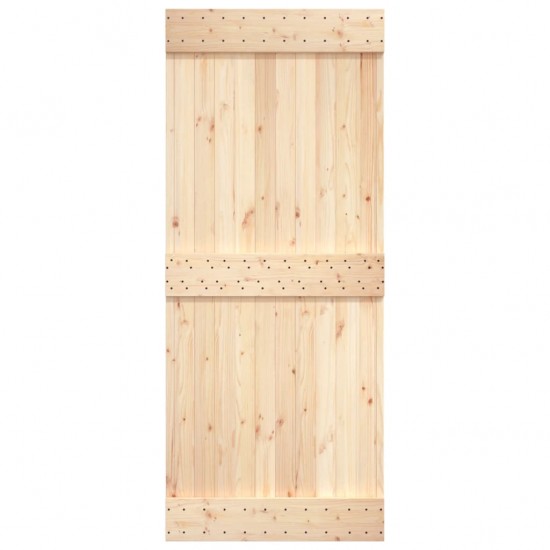 Durys, 95x210cm, pušies medienos masyvas
