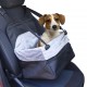 FLAMINGO Automobilio sėdynė-krepšys šunims Ula, pilka, 41x36x25cm