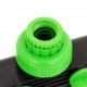 4 krypčių čiaupo adapteris, žalias/juodas, 19,5x6x11cm, ABS/PP