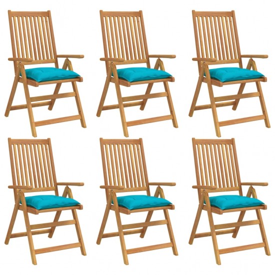 Kėdės pagalvėlės, 6vnt., turkio, 50x50x7cm, oksfordo audinys