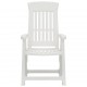 Atlošiamos sodo kėdės, 2vnt., baltos spalvos, PP